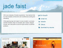 Tablet Screenshot of jadefaist.com